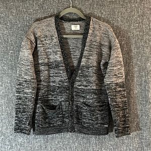 TNA cardigan, thick knit ombré
